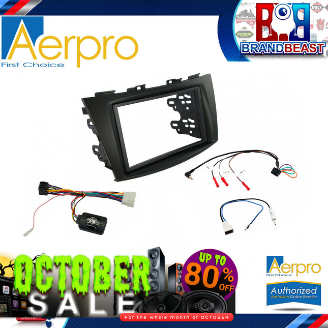 Aerpro FP9216K Double DIN Black Install Kit Suit Suzuki Swift FZ 2011 - 2017