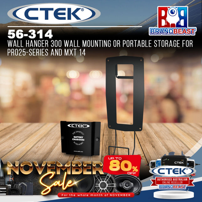 CTEK 56-314 Wall Hanger 300 Battery Charger Mounts