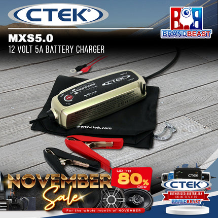 CTEK MXS 5.0: 12V 5A Battery Charger