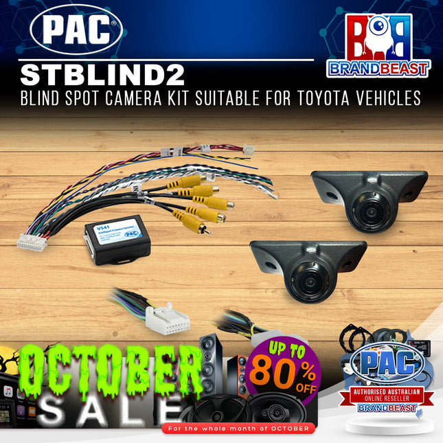 PAC STBLIND2 Blind Spot Camera Kit Suitable For Toyota Vehicles