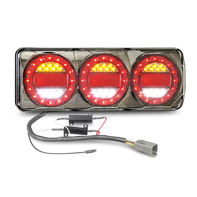 LED Autolamps SOMAXI2LR/450B Maxi Lamp 12V Stop/Tail/Indicator/Reverse/Reflector 3 Series LED Light