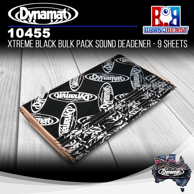 Dynamat 10455 Xtreme Black Bulk Pack Sound Deadener - 9 Sheets