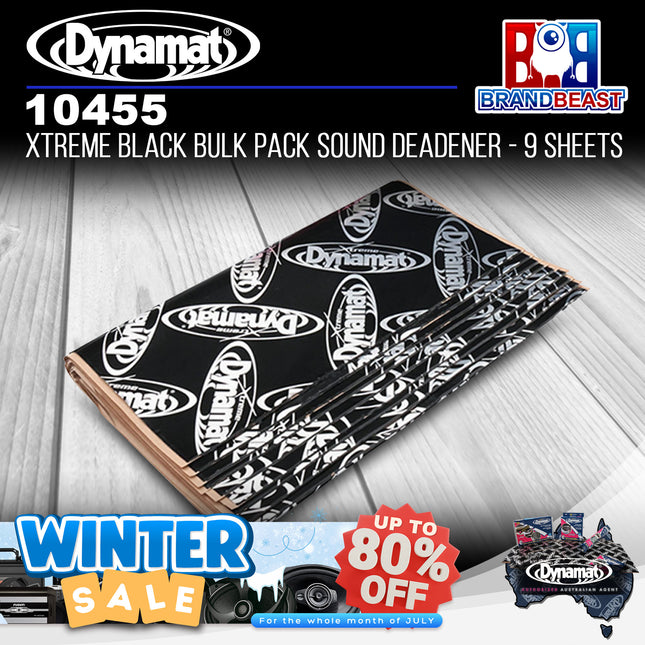 Dynamat 10455 Xtreme Black Bulk Pack Sound Deadener - 9 Sheets