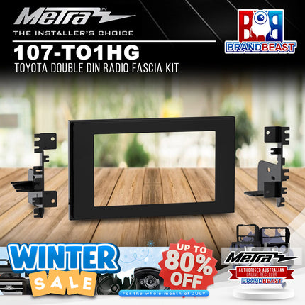 Metra 107-TO1HG Toyota Double DIN Radio Fascia Kit