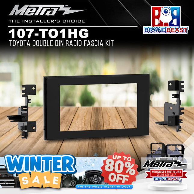 Metra 107-TO1HG Toyota Double DIN Radio Fascia Kit