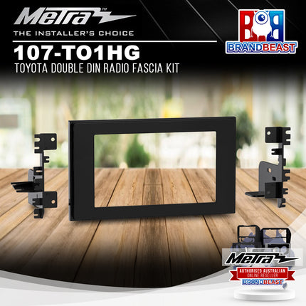 Metra 107-TO1HG Toyota Double DIN Radio Fascia Kit