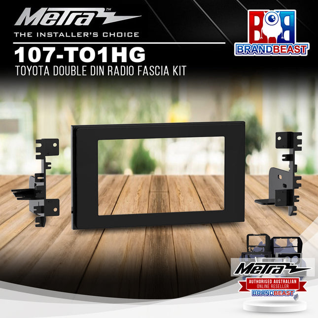 Metra 107-TO1HG Toyota Double DIN Radio Fascia Kit