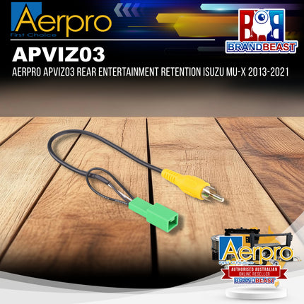 Aerpro APVIZ03 Rear Entertainment Retention Isuzu MU-X 2013-2021
