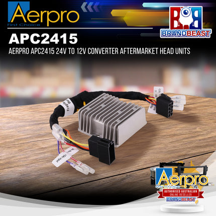 Aerpro APC2415 24V to 12V Converter Aftermarket Head Units