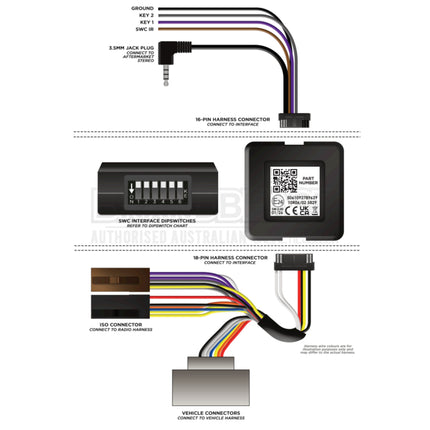 Aerpro SWFO1C - Steering Wheel Control Interface To Suit Ford - Fiesta &amp; Focus
