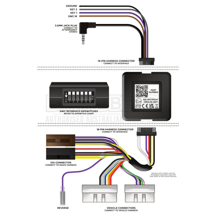 Aerpro SWHY8N SWC Interface Hyundai Various OEM Navigation