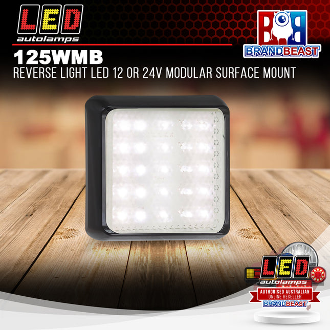 LED Autolamps 125WMB Reverse Light LED 12 or 24V Modular Surface Mount