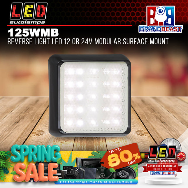 LED Autolamps 125WMB Reverse Light LED 12 or 24V Modular Surface Mount