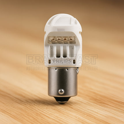 Philips 12839REDB2 LED Tail Light Bulbs Bayonet 12V Red – 2 Pack Brake & Rear Lamp