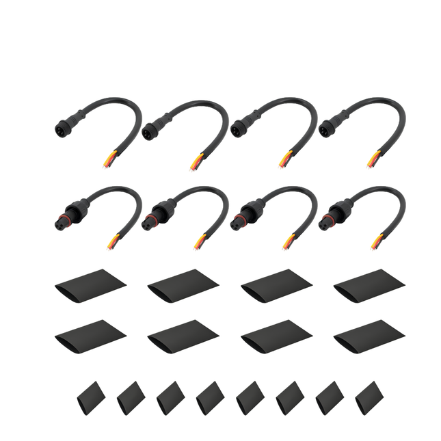 Stinger SPXDMF ENLIGHT10 Y 8 Pack 3-Pin Harness Pack