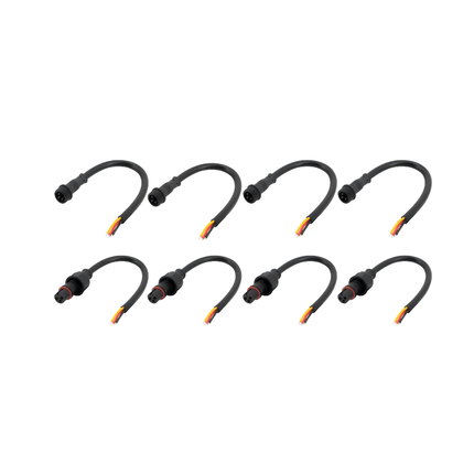 Stinger SPXDMF ENLIGHT10 Y 8 Pack 3-Pin Harness Pack