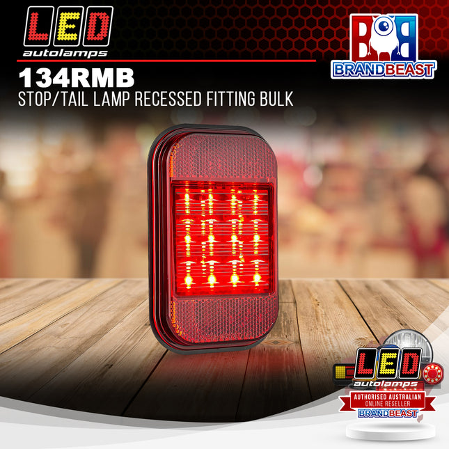 LED Autolamps 134RMB Stop/Tail Lamp Recessed Fitting Bulk