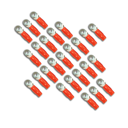 Stinger SPT5101R 25 Pack PRO 0/1GA 5/16" Red Ring Terminal