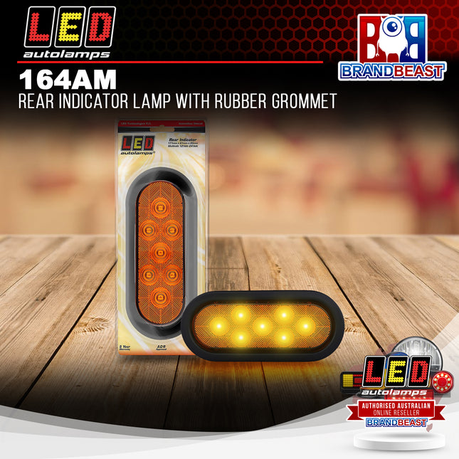 LED Autolamps 164AM Rear Indicator Lamp With Rubber Grommet