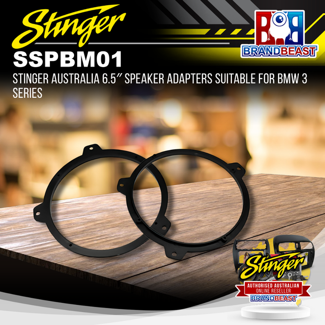 Stinger SSPBM01 OEM Style E46 Speaker Spacers to Suit BMW 3 Series