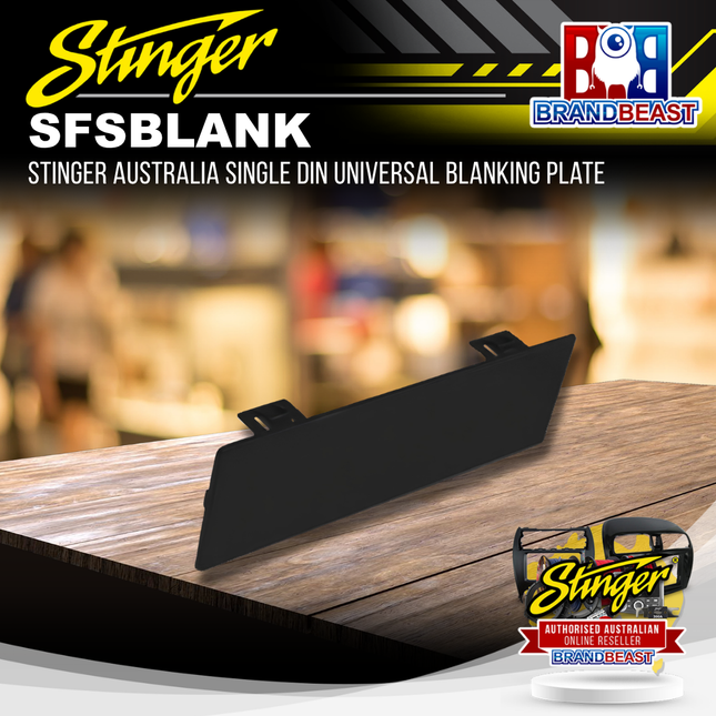 Stinger SFSBLANK Australia Single DIN Universal Blanking Plate