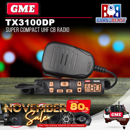 GME TX3100DP 5 Watt Super Compact UHF CB Radio