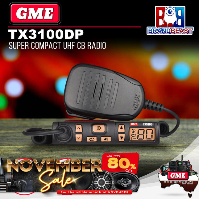 GME TX3100DP 5 Watt Super Compact UHF CB Radio