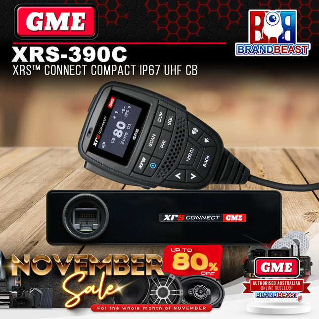 GME XRS-390C XRS Connect IP67 UHF CB Radio With Bluetooth & GPS