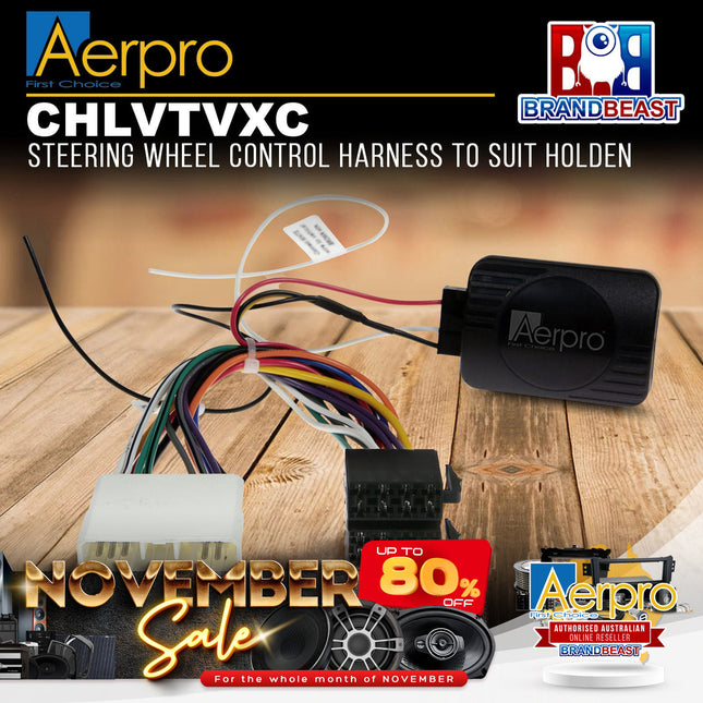 Aerpro CHLVTVXC Steering Wheel Control Interface Suit Holden Commodore VT/VX/VU