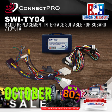 ConnectPRO SWI-TY04 Radio Replacement Interface Suitable For Subaru/Toyota