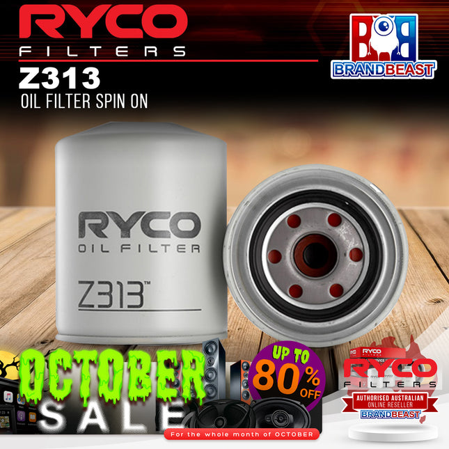 Ryco Z313 Oil Filter Spin On