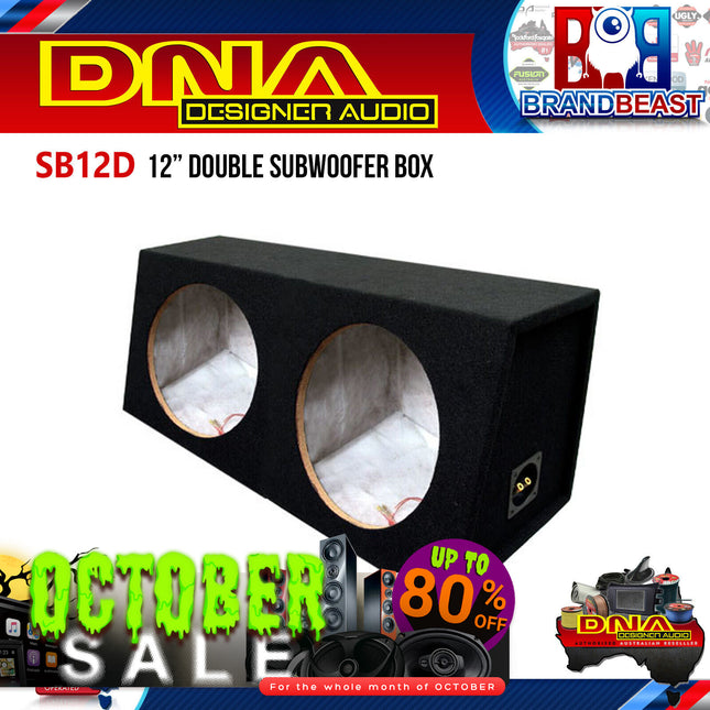 DNA SB12D 12" Double Subwoofer Enclosure Box