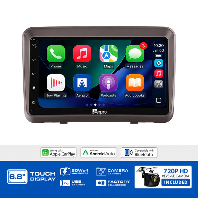 Aerpro AX9241K 6.8" Head Unit Kit Ford Falcon AU Series II III Grey