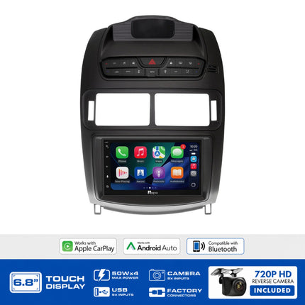 Aerpro AX9680SK 6.8" Head Unit Kit Ford Falcon Sedan FGX Satin