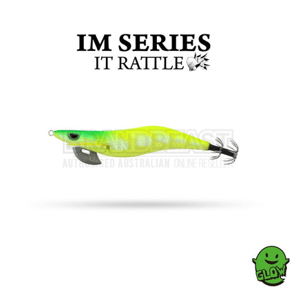 Clicks CLICKS30-IM14RT - 3.0 Squid Lure Gento Lemon With Rattle