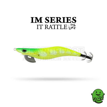 Clicks CLICKS25-IM14RT - 2.5 Squid Lure Gento Lemon With Rattle