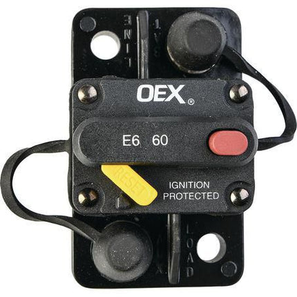 OEX ACX2086/5 60A Mini Manual Reset Circuit Breaker Type 3 Switchable Box of 5