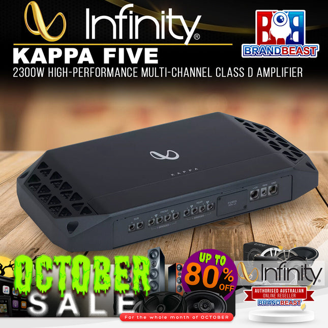 Infinity KAPPAFIVE 2300W High-Performance Multi-Channel Class D Amplifier