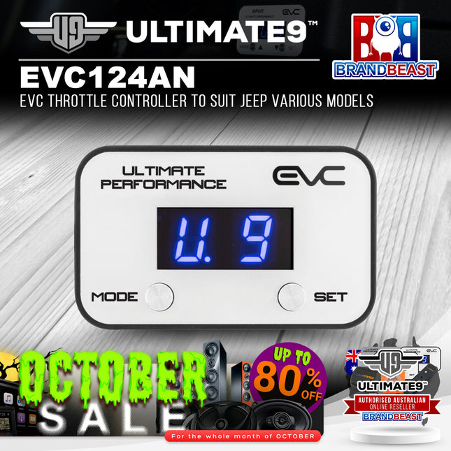 Ultimate9 EVC124AN EVC Throttle Controller Suit Jeep Various Models