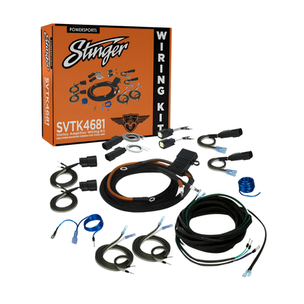 Stinger SVTK4681 PowerSports Harley 2/4CH Amplifier Wiring Kit