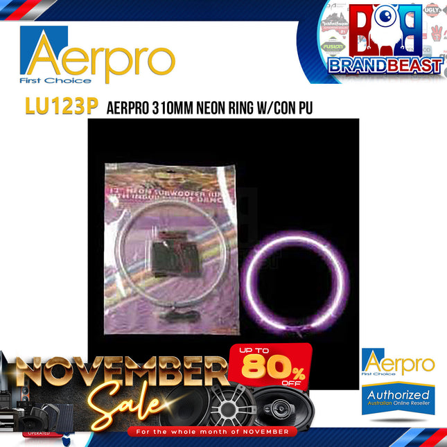 Aerpro LU123P 310mm LED Neon Ring with Con Pink