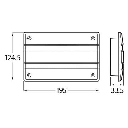 HELLA 2146-H24 Rear Indicator Module LED 9 to 33V