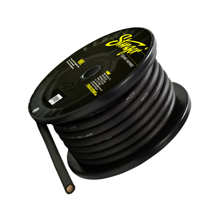 Stinger SPW10TB 15 Meter Roll 1/0GA Black Cable