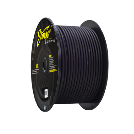 Stinger SPW18TB 76 Meter Roll 8GA Black Cable