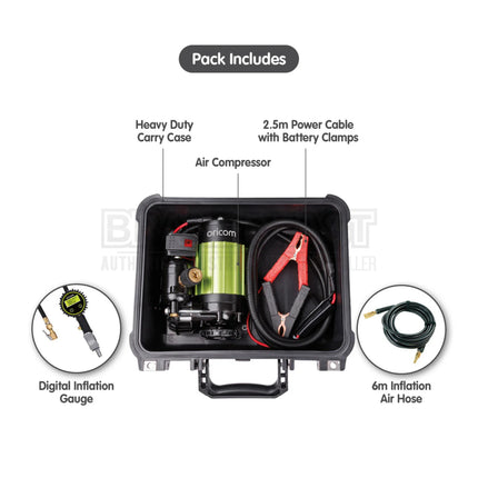 Oricom AIR30 Portable Air Compressor with Heavy Duty Case