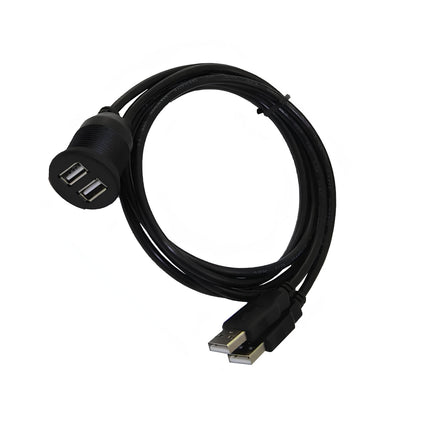 Stinger IPUSBD6 InstallPRO Dual USB Flush Extension Kit - 6Ft.