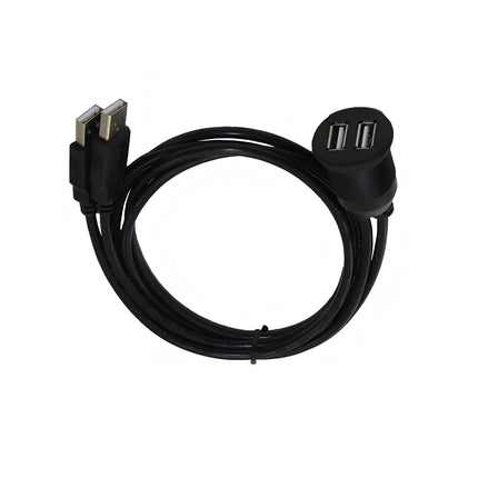 Stinger IPUSBD6 InstallPRO Dual USB Flush Extension Kit - 6Ft.