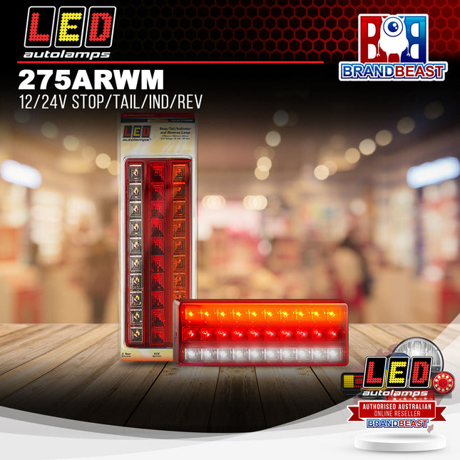 LED Autolamps 275ARWM 12/24V Stop/Tail/Ind/Rev