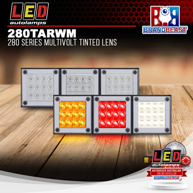 LED Autolamps 280TARWM 280 Series Multivolt Tinted Lens