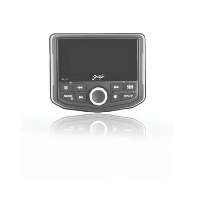 Stinger SPXM1 2.7″ Marine & PowerSports Media Player Gauge Mount Infotainment System